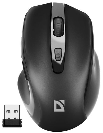 Миша Defender Prime MB-053 Wireless BLACK (52053)