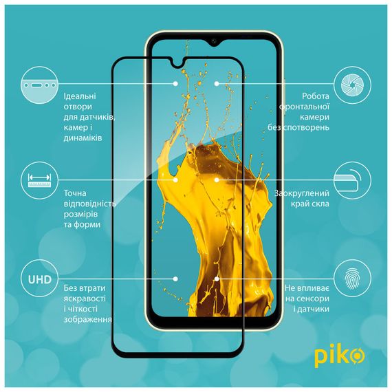 Скло захисне Piko Full Glue Samsung A14 (1283126559785) | Зображення 2