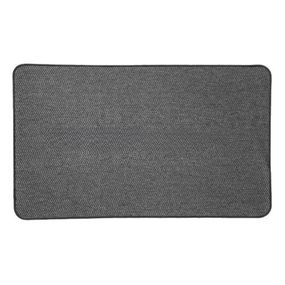 Килимок універсальний для підлоги Твіст 68*120см сірий Дариана