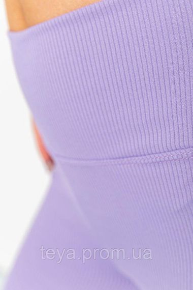 Лосини жіночі в рубчик колір бузковий FA_003288 | Зображення 4