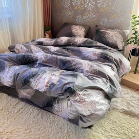 Комплект постельного белья Soft евро 200х220 см перья