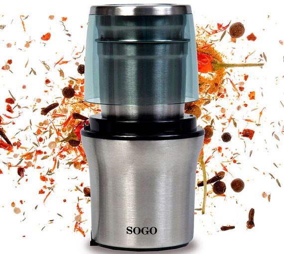 Кавомолка SOGO SS-5230 300 Вт срібляста | Зображення 1