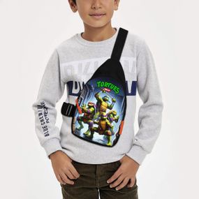 Сумка через плечо детская Черепашки-ниндзя 29х17 см сумка слинг для мальчика (02278)