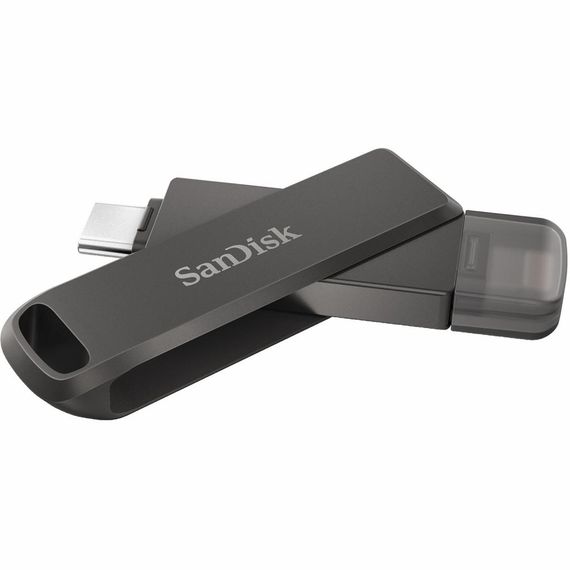 USB флеш накопичувач SanDisk 64GB iXpand Drive Luxe Type-C /Lightning (SDIX70N-064G-GN6NN) | Зображення 3
