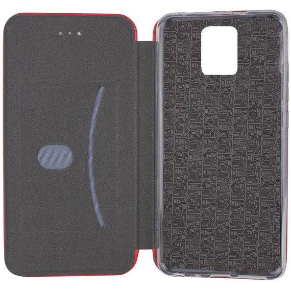 Шкіряний чохол (книжка) Classy для Xiaomi Redmi Note 9s / Note 9 Pro / Note 9 Pro Max Слот для візитки, Бордовий Синій, Слот для | Зображення 2