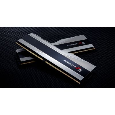 Модуль памяти для компьютера DDR5 32GB (2x16GB) 6000 MHz Trident Z5 RGB Silver G.Skill (F5-6000J3238F16GX2-TZ5RS) | Зображення 4