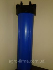 Блакитний натрубний корпус фільтра, типу “BigBlue” 1”