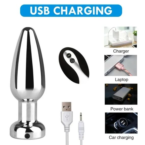 Анальный вибратор массажер простаты, эротический массаж | Зображення 2