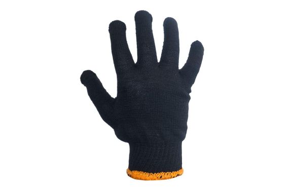 Перчатки Intertool - 70/30 с точкой 55г черные 10" (SP-0129) | Зображення 1
