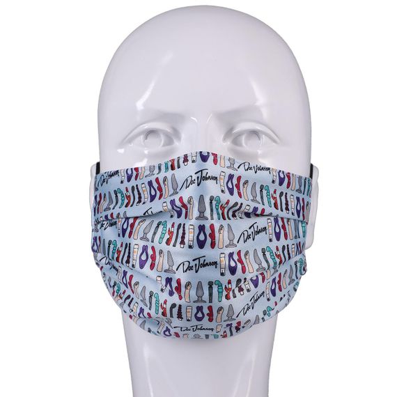 Двостороння маска Doc Johnson DJ Reversible and Adjustable face mask Sex Aura | Зображення 1