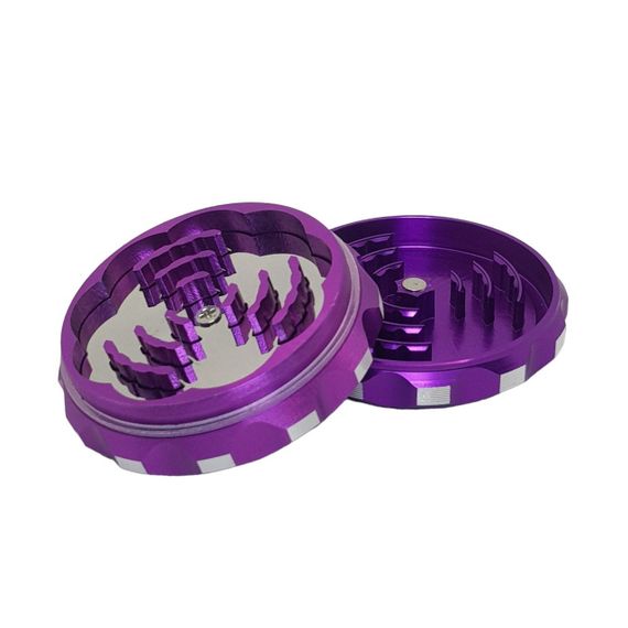 Металевий Гріндер "Relief 60mm Violet" Подрібнювач Для Спецій | Зображення 1
