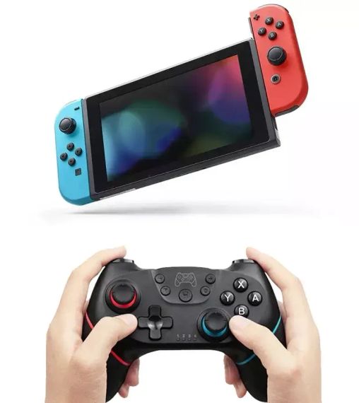 Беспроводной игровой контроллер для Nintendo Switch, джойстик для Нинтендо, геймпад, черный | Зображення 1