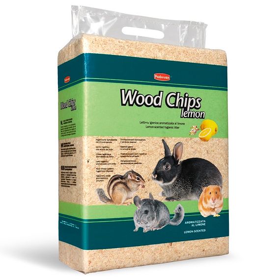 Наповнювач для гризунів Padovan Wood Chips Lemon 56 л