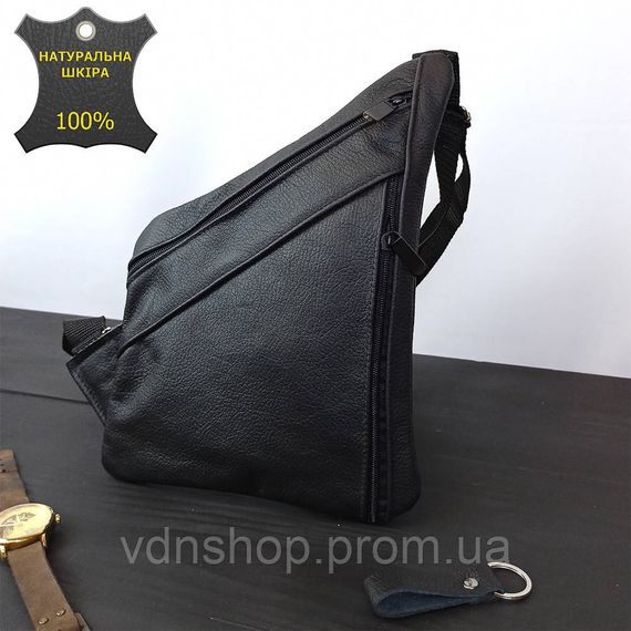 Шкіряна сумка крос-боді, Сумки слінг чоловічі крос боді, Оригінальна чоловіча сумка крос-боді EW-34 | Зображення 5