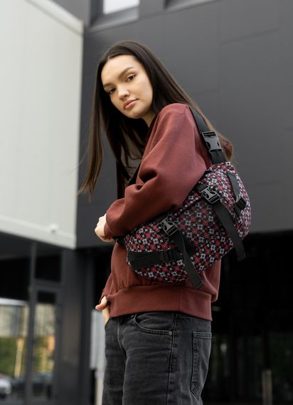 Большая женская поясная сумка бананка Sambag DynamicDart черная 38×21×7 см (80411148) | Зображення 1