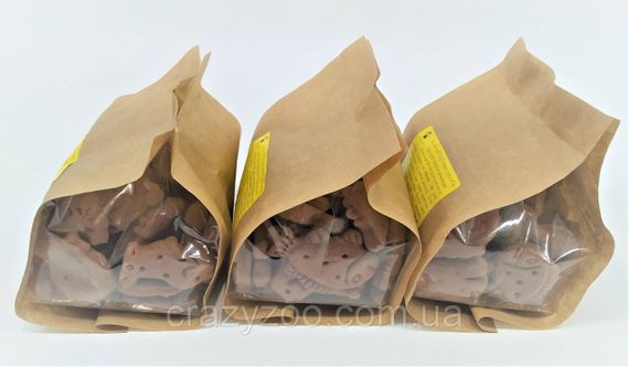 Печенье для собак EcoFood Dog фигурные крокеты шоколадные, 150 г | Зображення 4