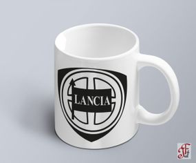 Чашка  з принтом авто логотип Lancia  (02010102041)