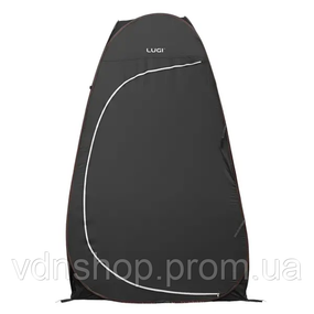 Палатка душ-туалет для кемпинга автомат 120×120×190 (см) тент для душа и туалета туристический LU-015DB Черный