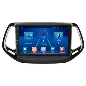 Штатна магнітола Lesko для Jeep Compass II 2017-н.в. екран 10" (Top 4/32 4G)