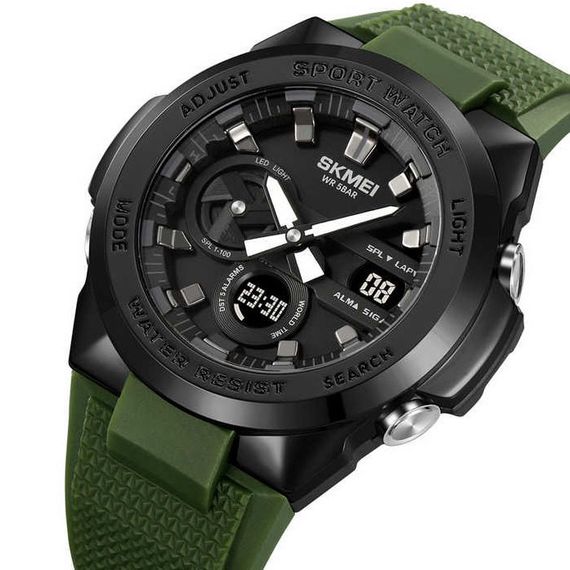 Протиударні годинники SKMEI, Годинники наручні спортивні Армійські наручні для чоловіків KU-16