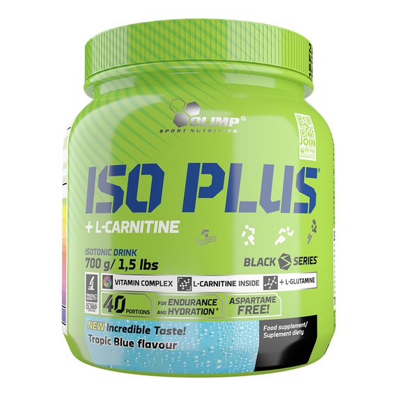 Ізотоник - Енергетик  Iso Plus powder 700 g (Tropic Blue)