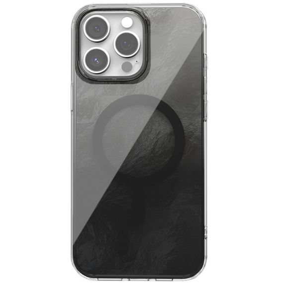 Чехол TPU Shiny Mountain (MagFit) для Apple iPhone 12 Pro / 12 (6.1") Black