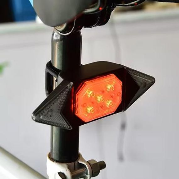Задній велосипедний покажчик LY-6700, Стоп-сигнал на задню раму велосипеда, Ліхтар задній вело DW-13 | Зображення 8