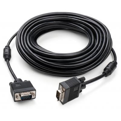 Кабель мультимедийный VGA M to VGA M 15.0m Vinga (VCPVGAF15BK) | Зображення 1
