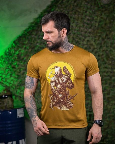 Тактична потоотводна футболка Козак койот ПП7612