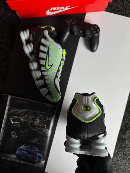 Кроссовки Shox TL White Black Green весна/лето/осень A3572 45 28,5 | Зображення 5