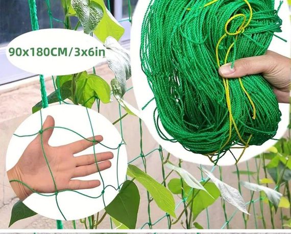 Сітка шпалерна для огірків та квітів 1,8 м | Зображення 1