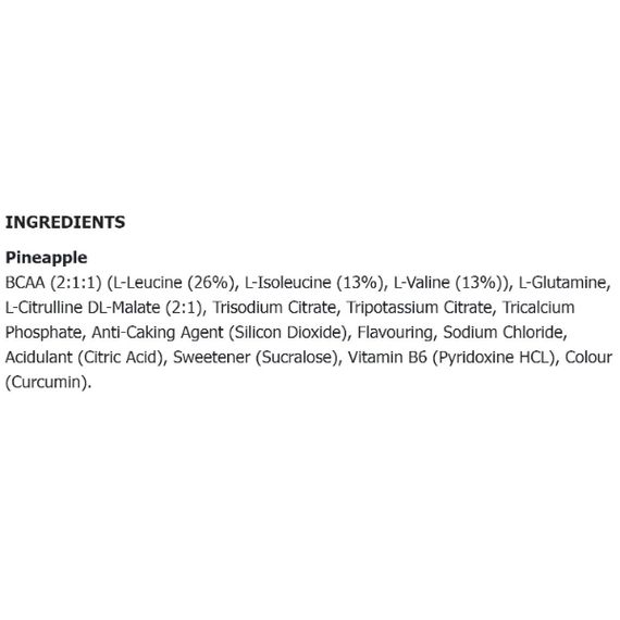 Амінокислота BCAA для спорту Applied Nutrition Bcaa Amino Hydrate 450 g /32 servings/ Pineapple | Зображення 1
