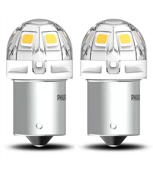 Комплект светодиодных ламп Philips 24805CU60X2 R5W/R10W LED Ultinon Pro6000 12V/24V BA15s WHITE