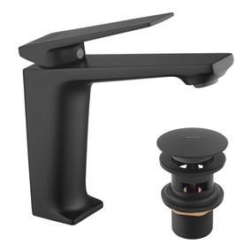 Смеситель для раковины Kroner KRP Ersel - SCH0111BV с донным клапаном (CV035470)