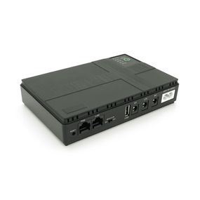 ДБЖ для роутерів/комутаторів DC1018P, 18W, Output: USB-5V, DC-5V/9V/12V, POE-15/24V, 1/2A, Li-ion 10400mAh, 160х105х32мм, 385 грам, 385 грам,