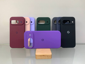 Чохол з логотипом Google Pixel 9 | Протиударний | Soft Touch | фіолетовий