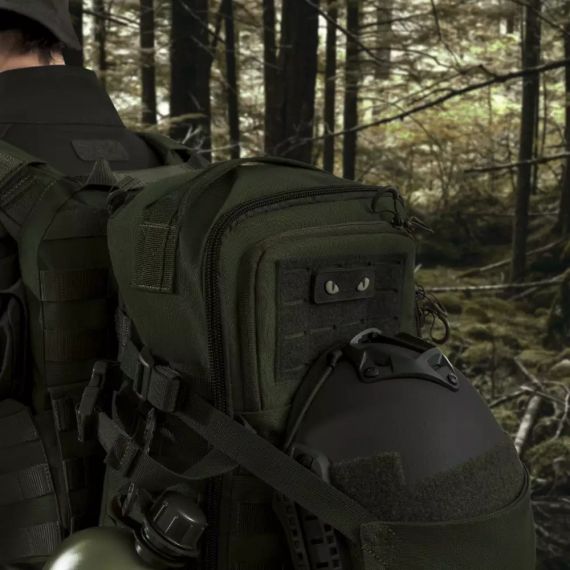 Тактичний рюкзак DP20 Олива, військовий рюкзак Ukrarmor укрармор, штурмовий рюкзак ЗСУ страйкбол подорожі 20л MOLLE | Зображення 3