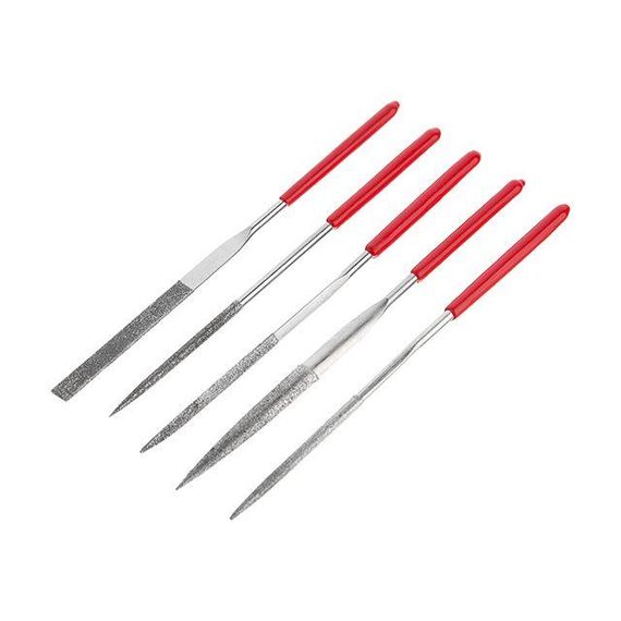 Набір алмазних надфілей 5 шт. INTERTOOL HT-37091