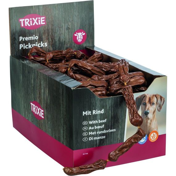 Ласощі Trixie Premio Picknicks для собак Сосиски з яловичиною 8 см 8 г 200 шт | Зображення 1