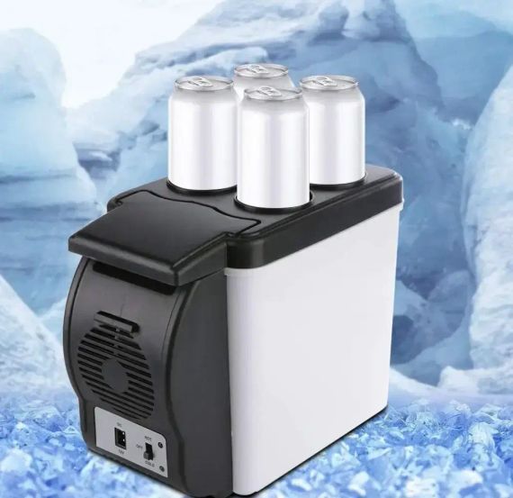 Автомобильный мини-холодильник Cooling and Warming Refrigerator 6L, Холодильник для машины | Зображення 5