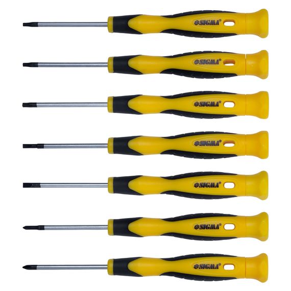 Набір викруток Sigma CrV 7 шт. пластиковий кейс 4003211 | Зображення 3