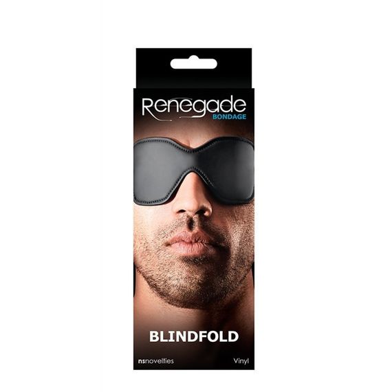 Маска NS Novelties RENEGADE BONDAGE BLINDFOLD BLACK | Зображення 1