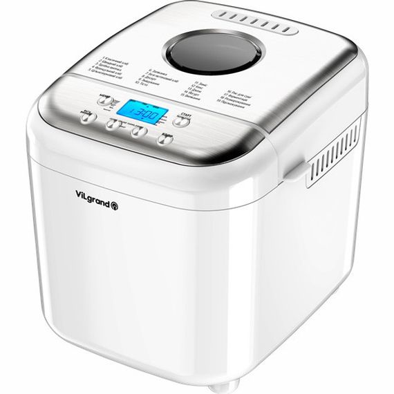 Хлебопечка ViLgrand VBM6091. WA-101 Цвет: белый | Зображення 1
