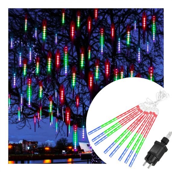 Гірлянда метеоритний дощ Springos 3 м 144 LED CL1216 Mix | Зображення 4