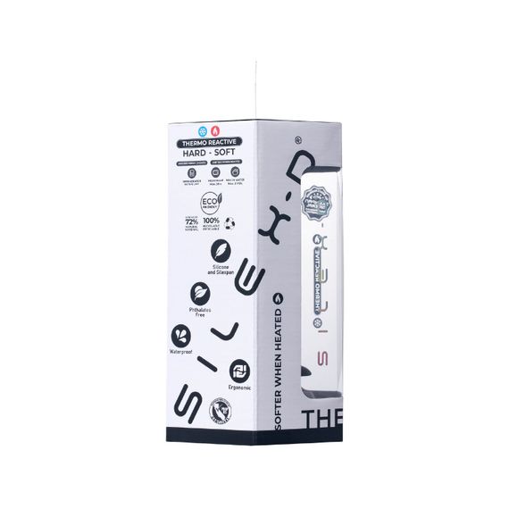 Анальна пробка SilexD Model 2, size M, чорна, двошарова, з ефектом пам’яті, діаметр 4 см | Зображення 8