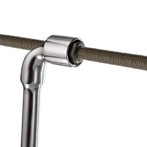 Ключ торцевий з отвором L-подібний 8 мм INTERTOOL HT-1608 | Зображення 5