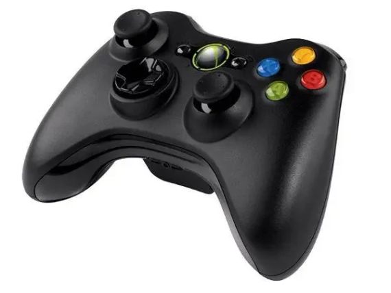 Беспроводной джойстик Xbox360 Black ― Gameniks | Зображення 1