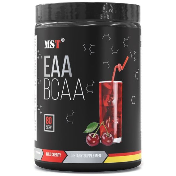 Амінокомплекс для спорту MST Nutrition BCAA EAA Zero 1040 g /80 servings/ Cherry