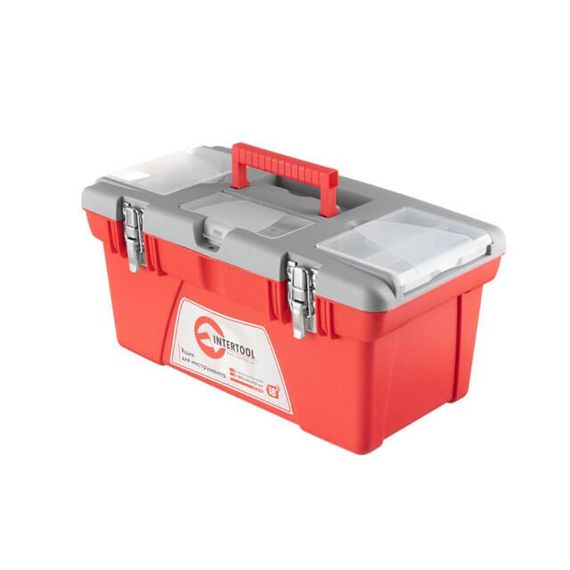 Ящик для інструменту з металевими замками, 18" 480*250*230 мм INTERTOOL BX-0518 | Зображення 6