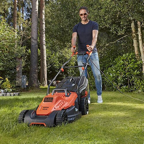 Газонокосарка електрична BLACK+DECKER BEMW481BH | Зображення 2